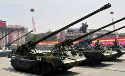 NorthKorea,韓国,韓国軍,北朝鮮,朝鮮戦争,金正恩,M1989自走砲,多連装ロケットランチャー,Korea