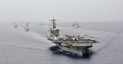 カールヴィンソン,米海軍,米空母,第一空母打撃群,第3艦隊,中国,西太平洋,南シナ海,北朝鮮